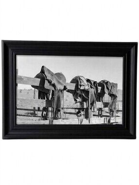Vintage Horse Saddles Cowboys Cowgirls horses Western country cowboy Counrty Art